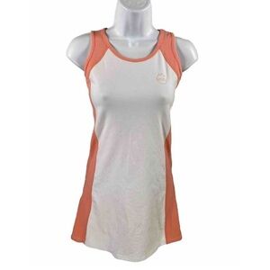 NEW Willit Women's Pink/White Sleeveless Athletic Tank Top - L